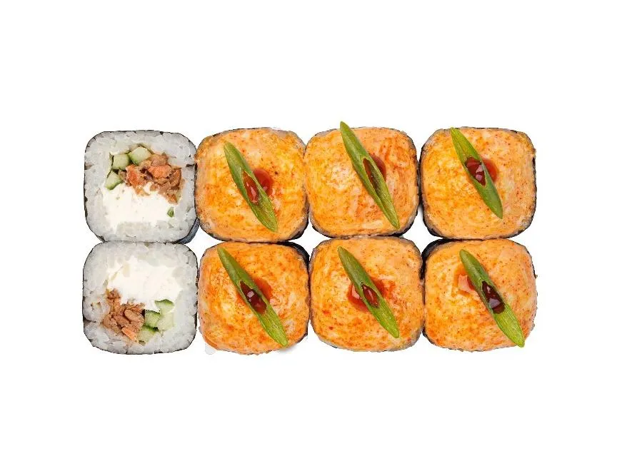 Горячий жареный лосось