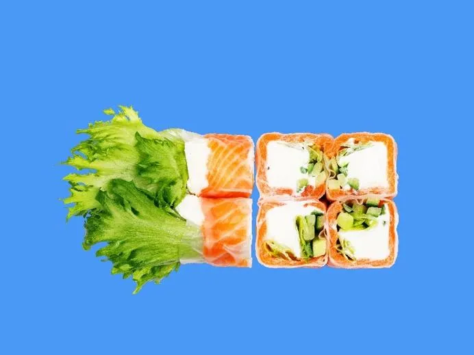 Безрисовый с лососем