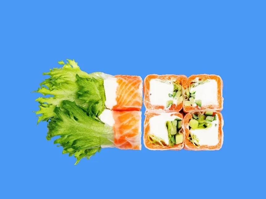 Безрисовый с лососем